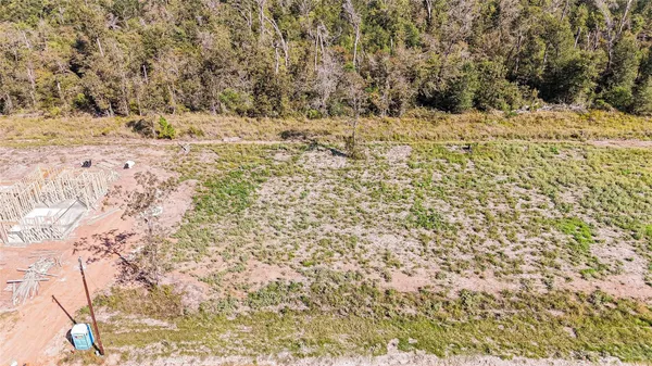 a view of yard covered with snow