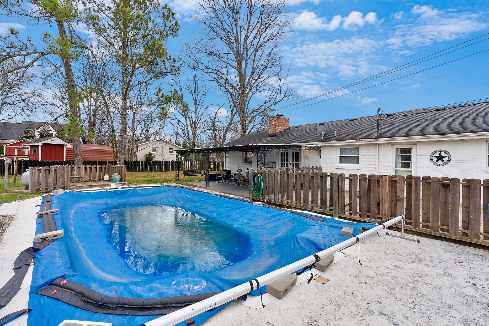 6212 Arno Road Franklin, TN 37064 - Photo 19 of 21 a view of a house with a swimming pool