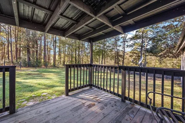 a view of a porch