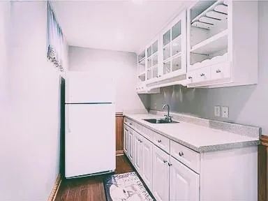 a view of an empty room