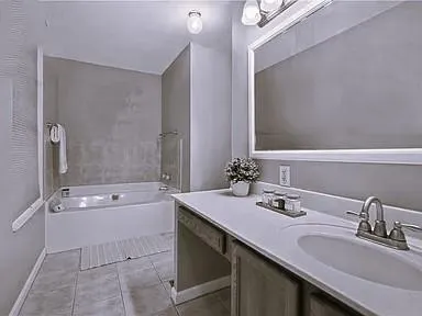 a view of an empty room