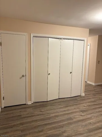 a bathroom with a shower and a toilet