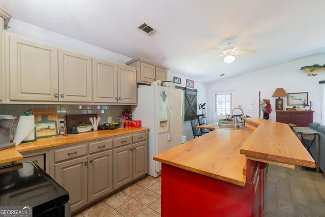 a room with storage and utility