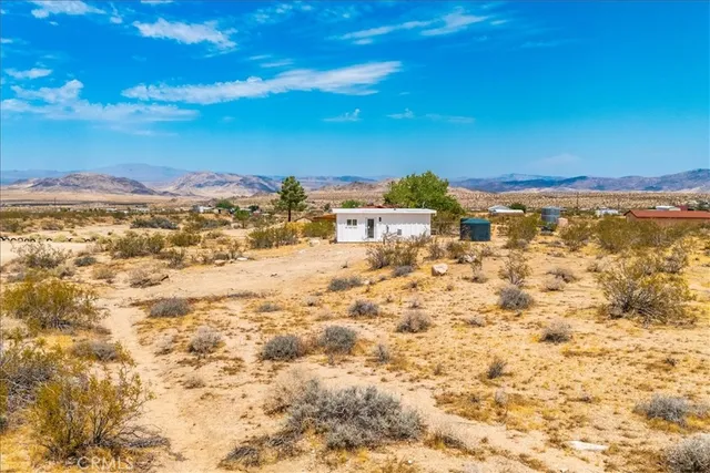a view of outdoor space and mountain view