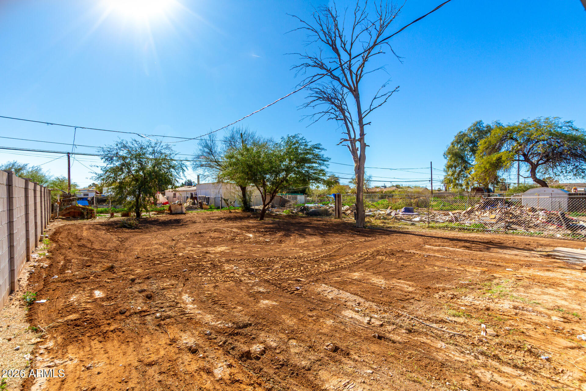 411 West Bealey Avenue Coolidge, AZ 85128 - Photo 23 of 26 a view of a yard with plants and trees