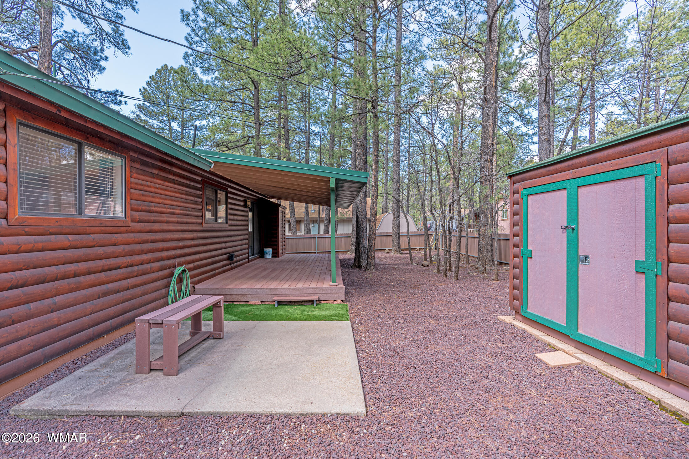3225 Turkey Track Road Pinetop, AZ 85935 - Photo 20 of 25 back yard