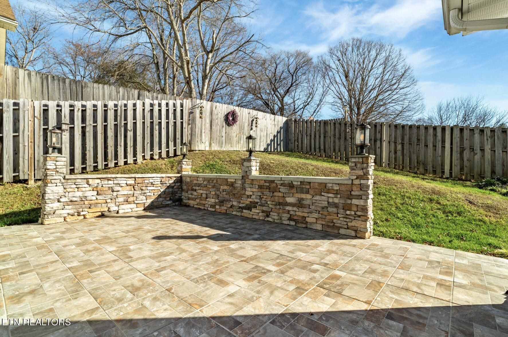 4348 Walnut Ridge Lane Knoxville, TN 37921 - Photo 25 of 31 a view of a backyard with wooden fence