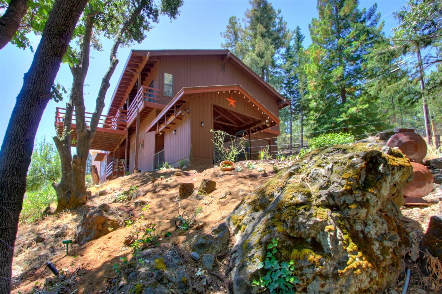 18119 Norlene Way Grass Valley, CA 95949 - Photo 79 of 93 a aerial view of a house with a yard