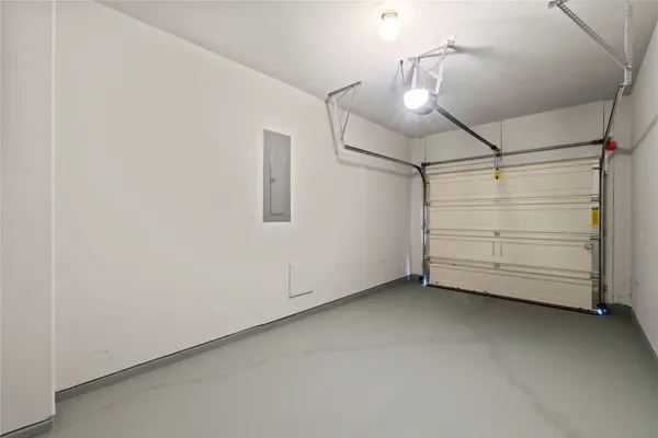 a view of a room with an empty space