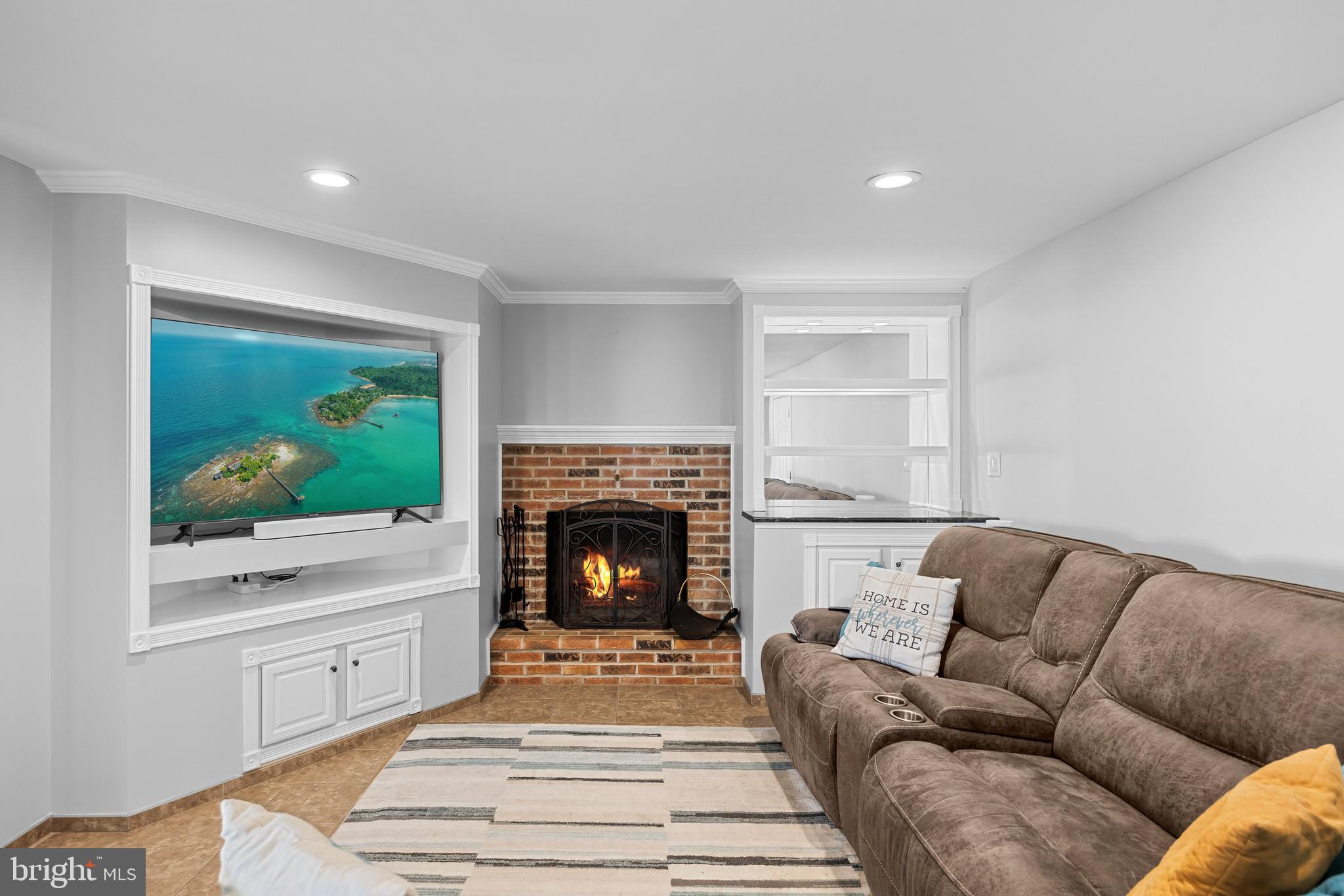 8 Troon Road Clementon, NJ 08021 - Photo 10 of 57 Family Room with built-ins and fireplace