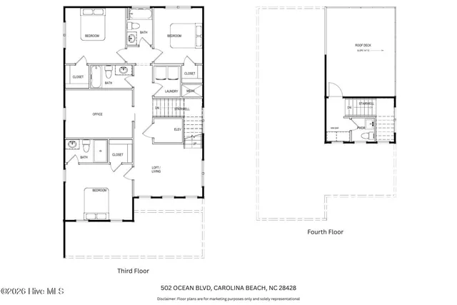 $1,550,000 | 502 Ocean Boulevard, Carolina Beach, NC 28428