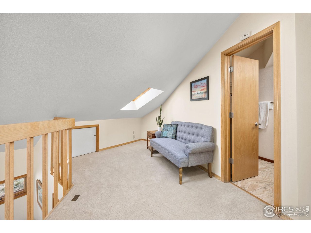 208 Coughlin Meadows Road Boulder, CO 80302 - Photo 30 of 50 Reading, mediation and/or extra office space with skylight