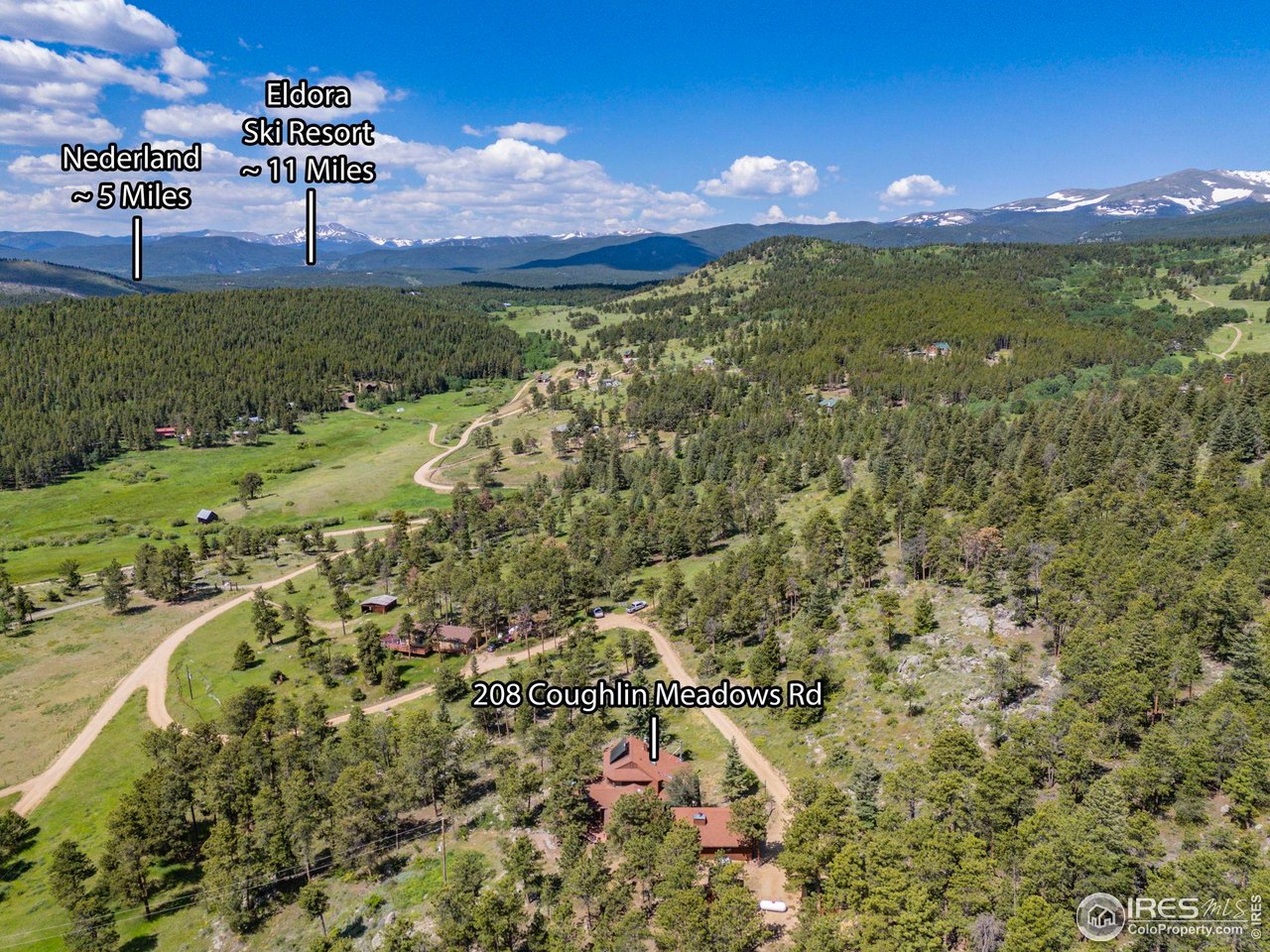 208 Coughlin Meadows Road Boulder, CO 80302 - Photo 48 of 50 The charming Town of Nederland is just 8 miles away with shops, restaurants, breweries, movie theater, shopping and more