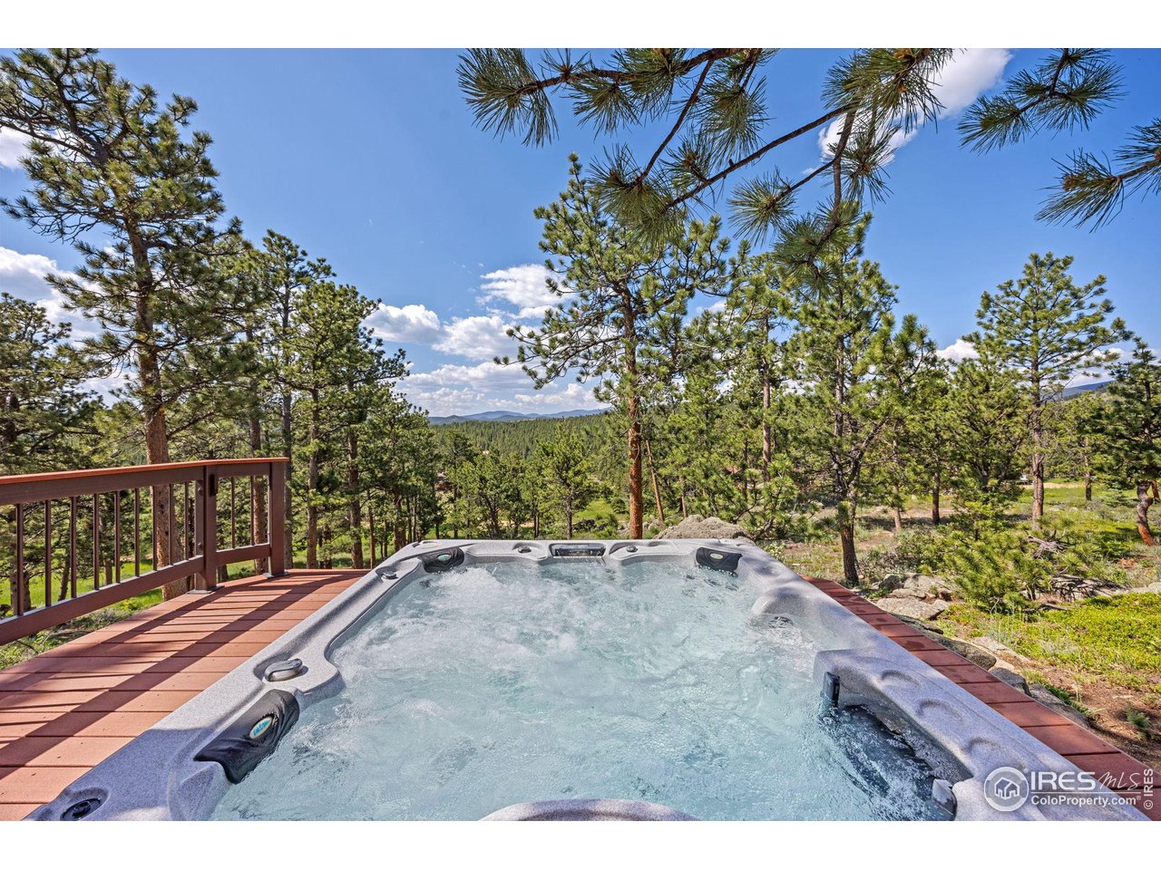208 Coughlin Meadows Road Boulder, CO 80302 - Photo 8 of 50 Sweeping views and star-filled skies create unforgettable hot tub experiences, day or night