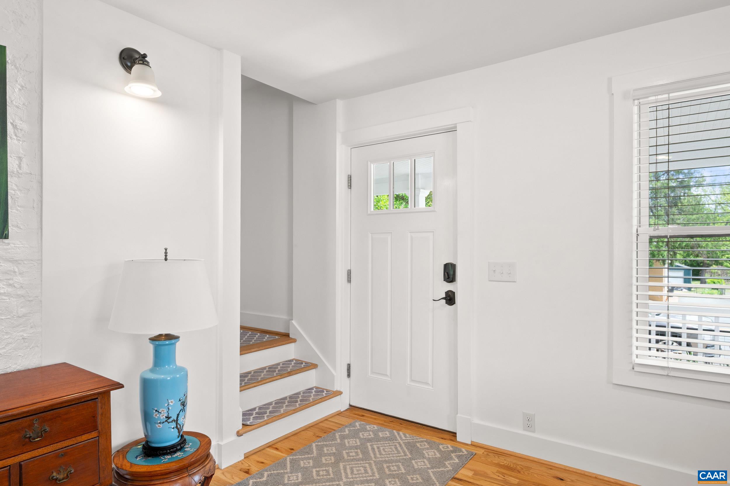 423 Meade Avenue Charlottesville, VA 22902 - Photo 19 of 47 a view of entryway with wooden floor