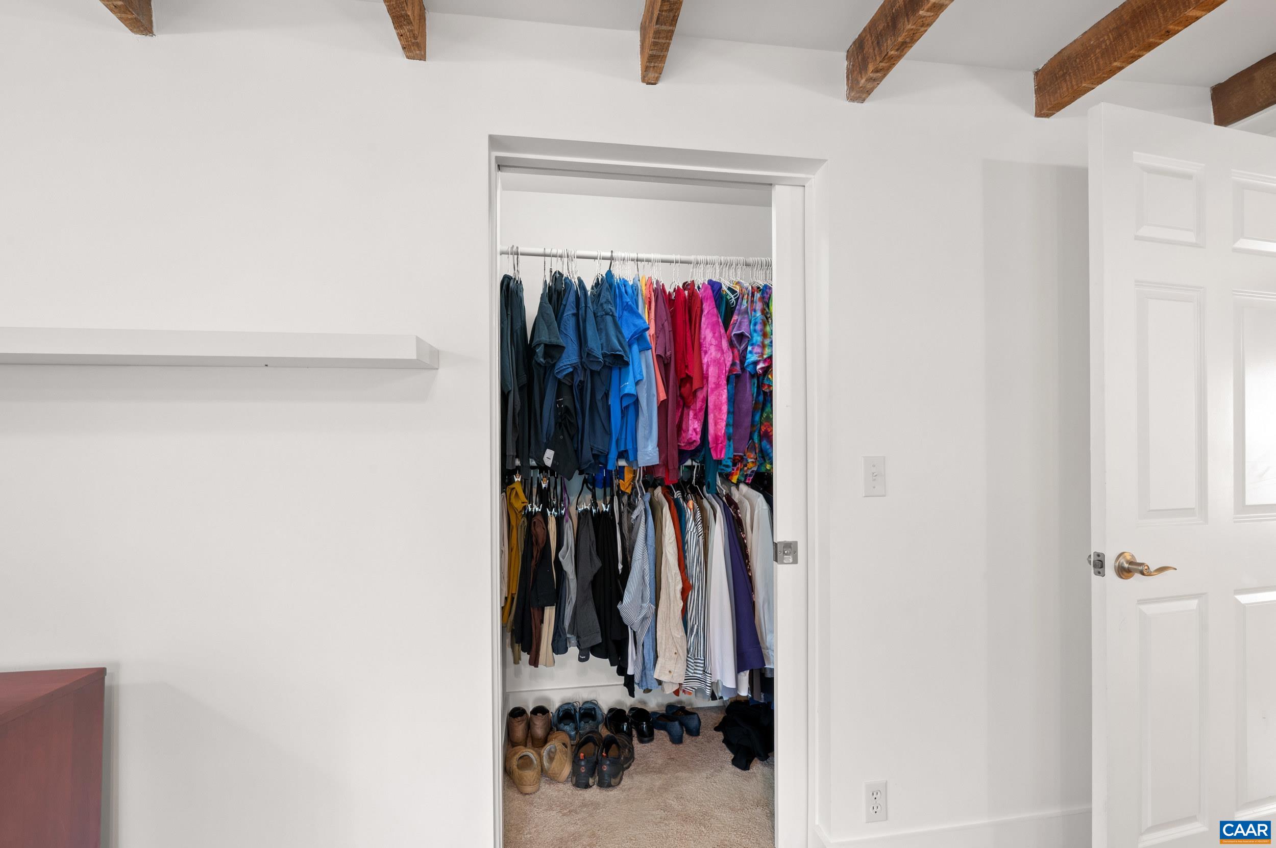 423 Meade Avenue Charlottesville, VA 22902 - Photo 25 of 47 a view of walk in closet with clothes and shoes