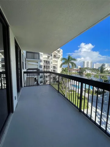 a view of balcony with city view