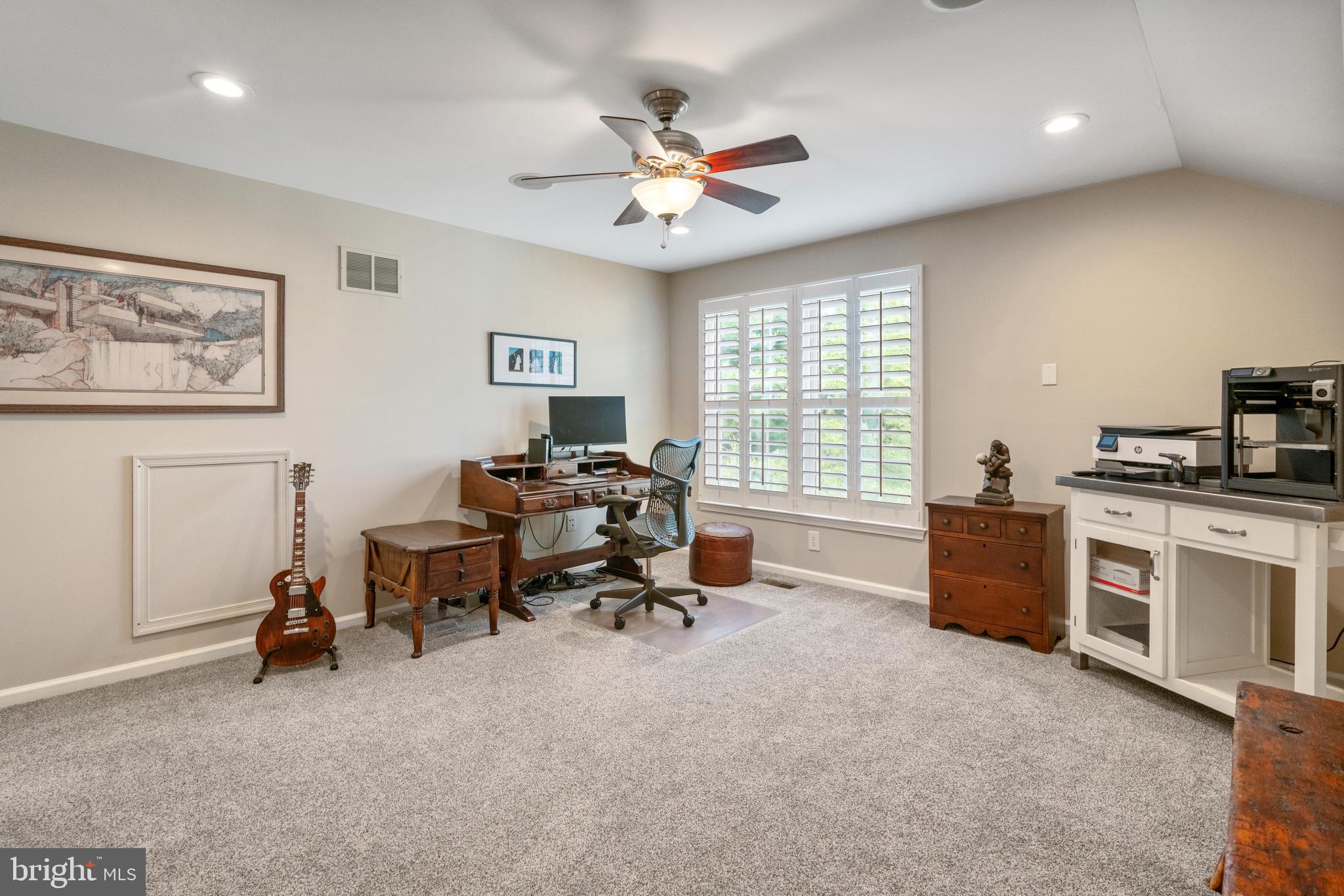 285 Cherry Lane Kennett Square, PA 19348 - Photo 34 of 38 a view of a workspace with furniture and a window