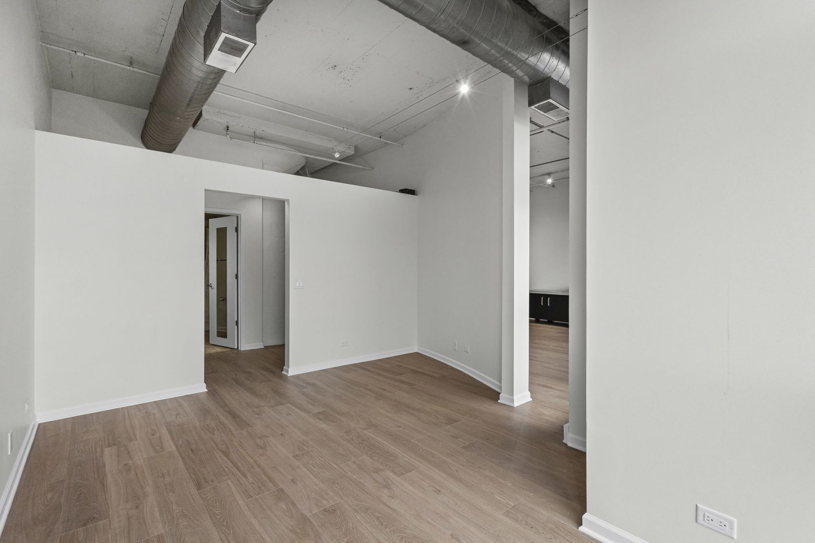 1530 South State Street, Unit 431 Chicago, IL 60605 - Photo 6 of 15 a view of hallway with wooden floor