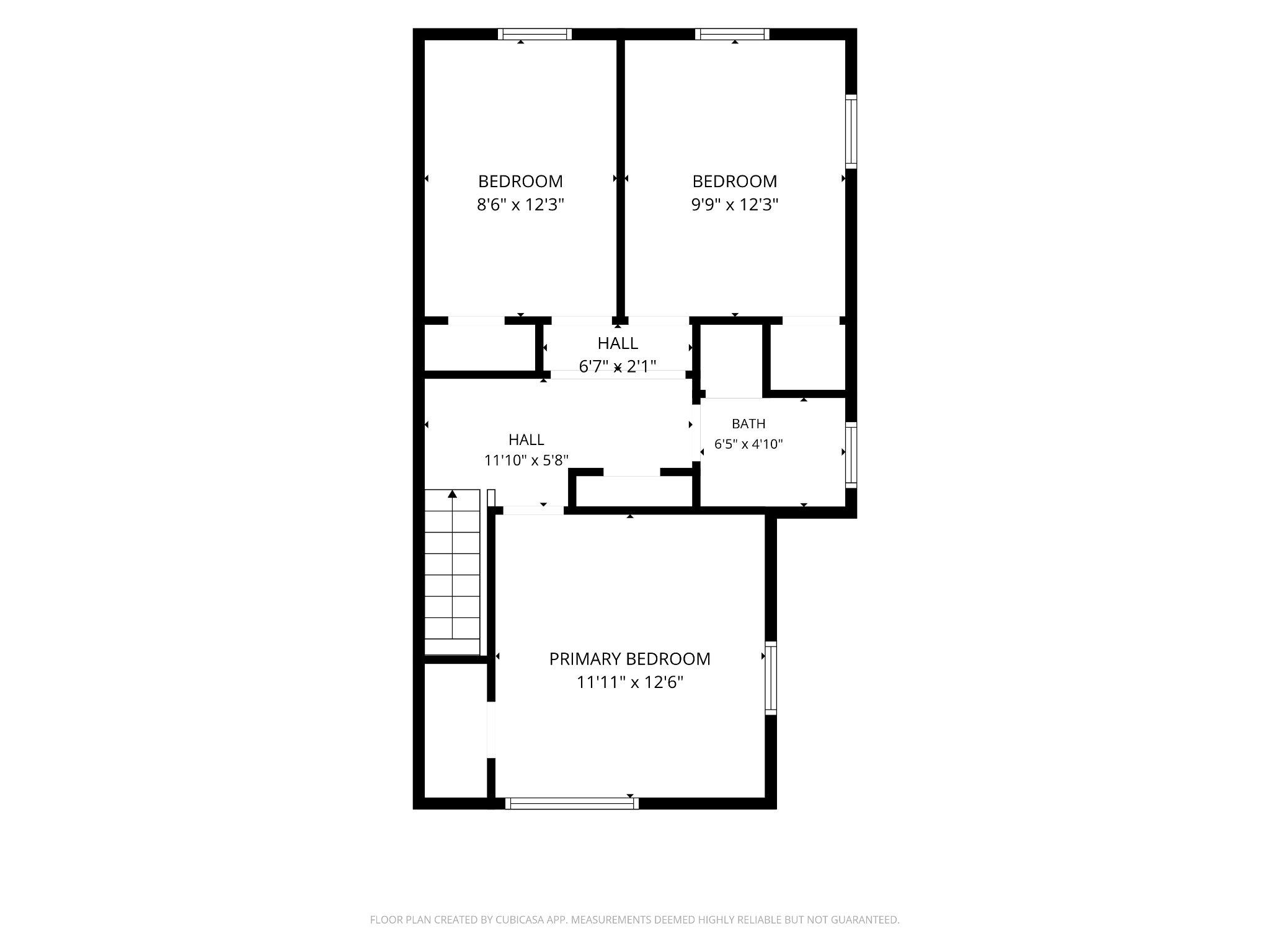 4686 State Road Drexel Hill, PA 19026 - Photo 20 of 21 2nd Floor w Dimensions