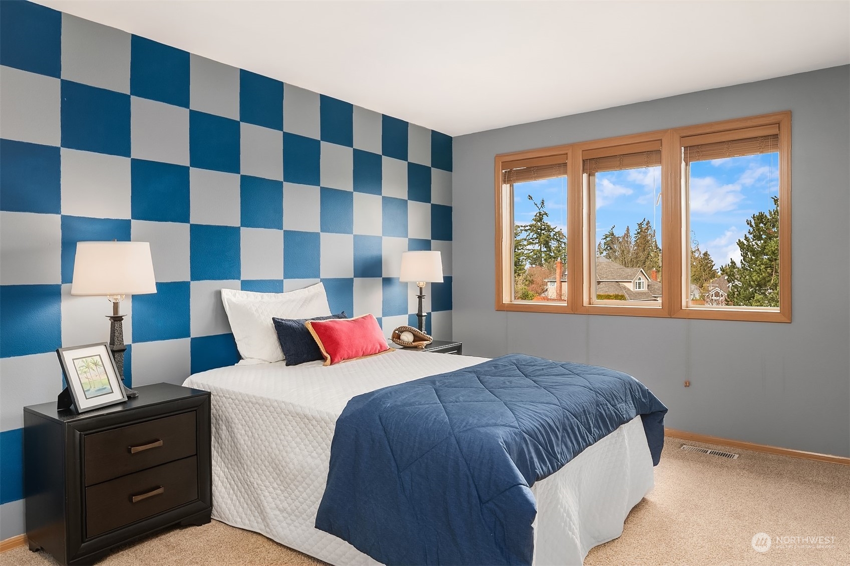 2224 237th Place Southeast Bothell, WA 98021 - Photo 32 of 40 a bedroom with a bed and a window