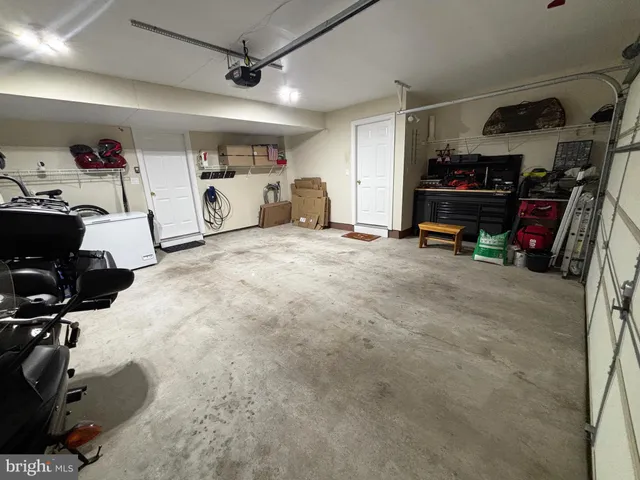a view of a car garage