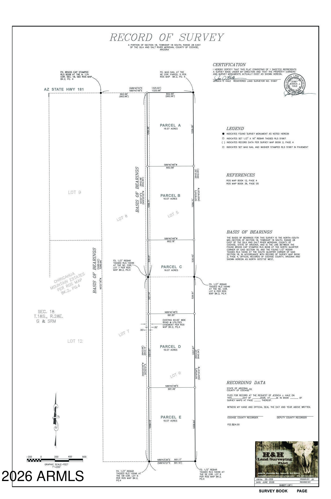 181 East Highway 181, Unit B Pearce, AZ 85625 - Photo 2 of 18 Survey JPG
