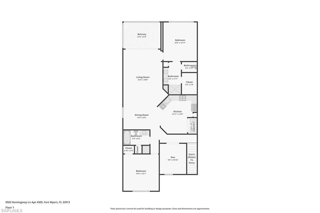 9583 Hemingway Lane, Unit 4309 Fort Myers, FL 33913 - Photo 18 of 18 a picture of a floor plan