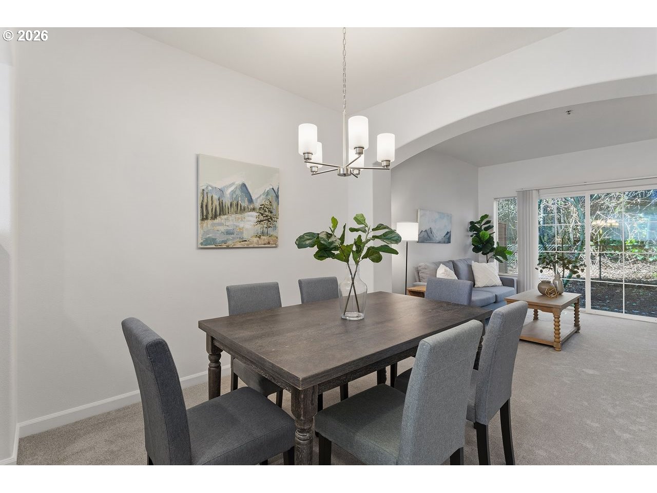 15450 Southwest Sparrow Loop, Unit 102 Beaverton, OR 97007 - Photo 7 of 27 a view of a dining room with furniture window and outside view
