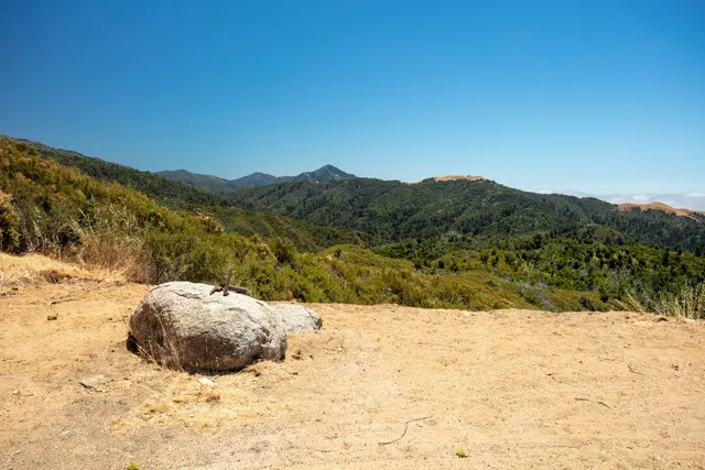 a view of outdoor space and mountain view