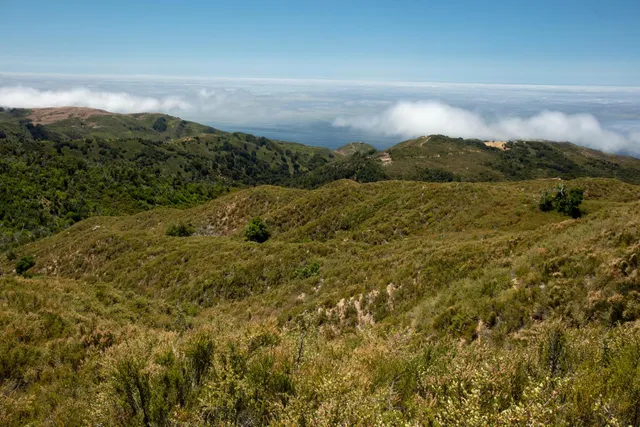 a view of lake with mountain
