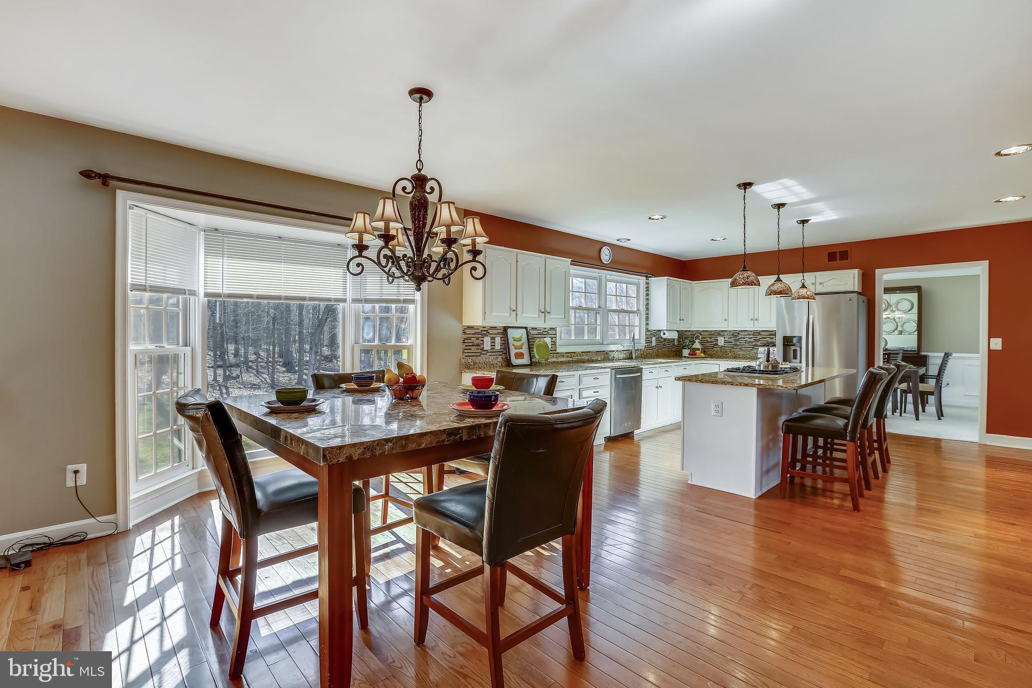 22406 Sweetleaf Lane Gaithersburg, MD 20882 - Photo 13 of 60 Kitchen with Chandelier