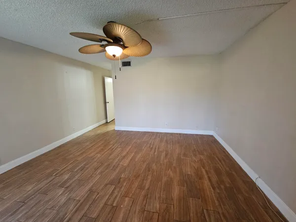 a view of wooden floor in a room
