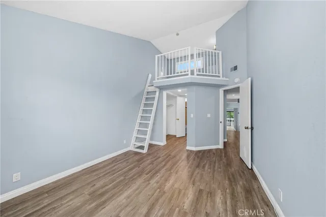 wooden floor in an empty room