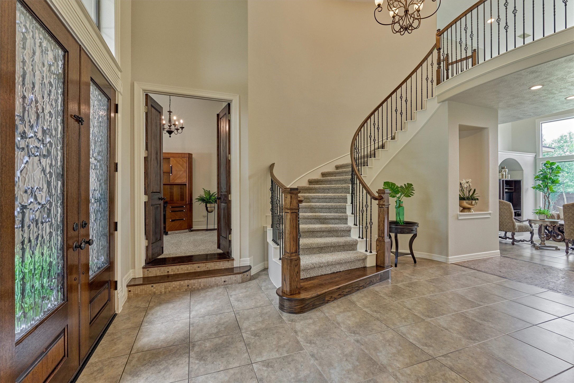 67 South Sage Sparrow Circle Spring, TX 77389 - Photo 5 of 49 a view of entryway and hall with a door