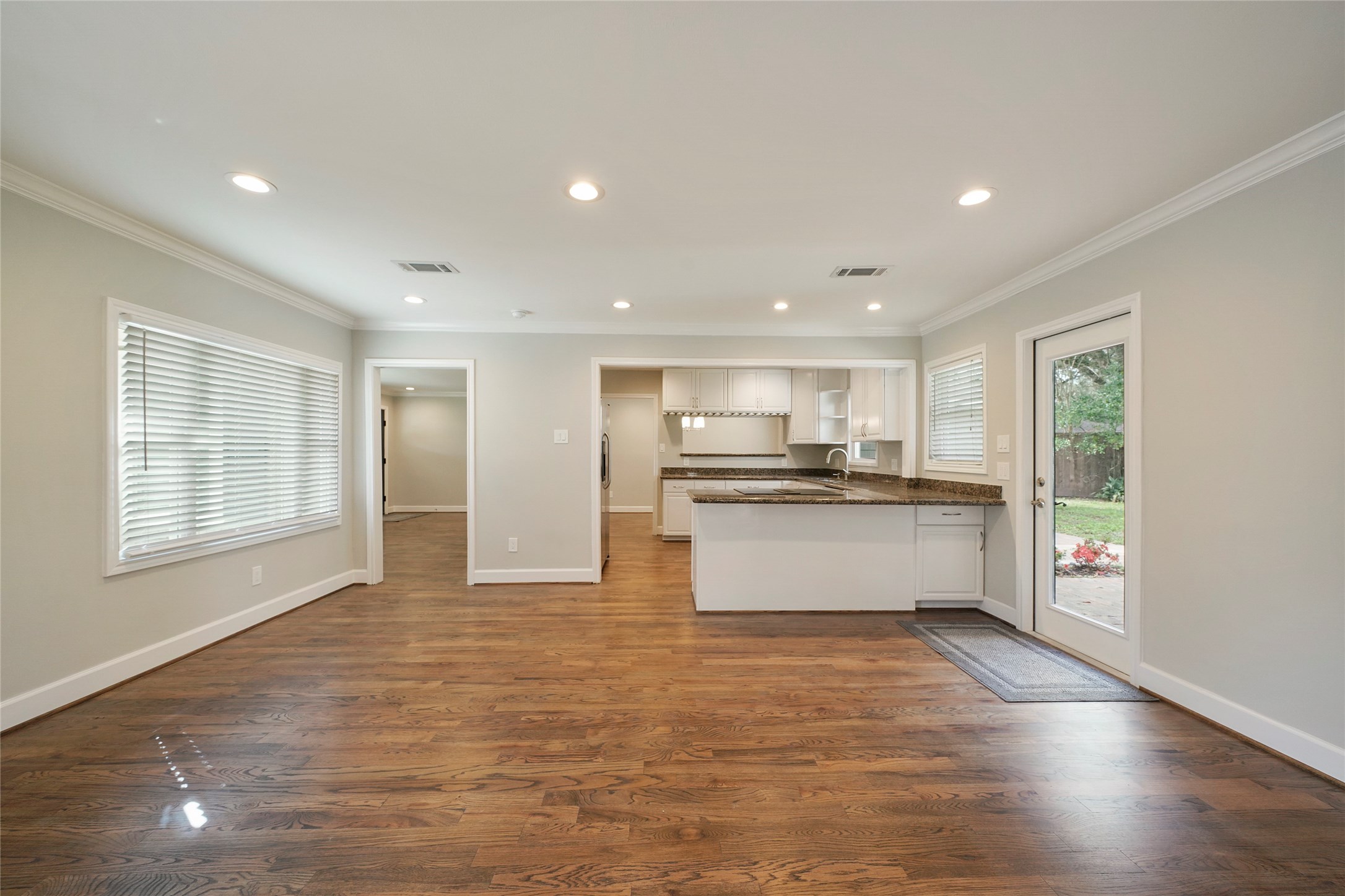1229 Timbergrove Lane Houston, TX 77008 - Photo 14 of 30 a view of kitchen with wooden floor