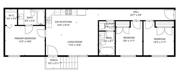 $1,500 | 115 Apricot Street, Unit A, Belle Chasse, LA 70037