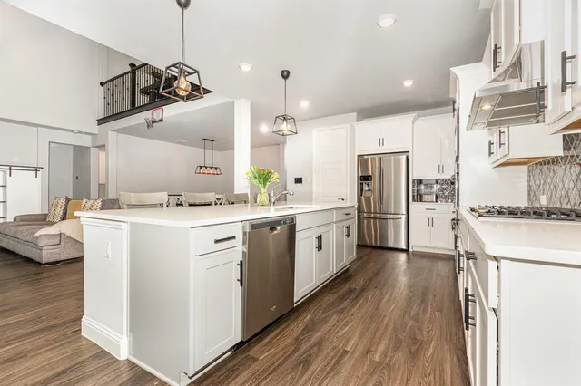 a view of a house with entertaining space