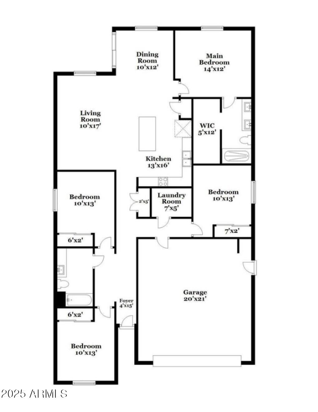 4065 West Ardmore Road Laveen, AZ 85339 - Photo 23 of 23 Ardmore Floor Plan