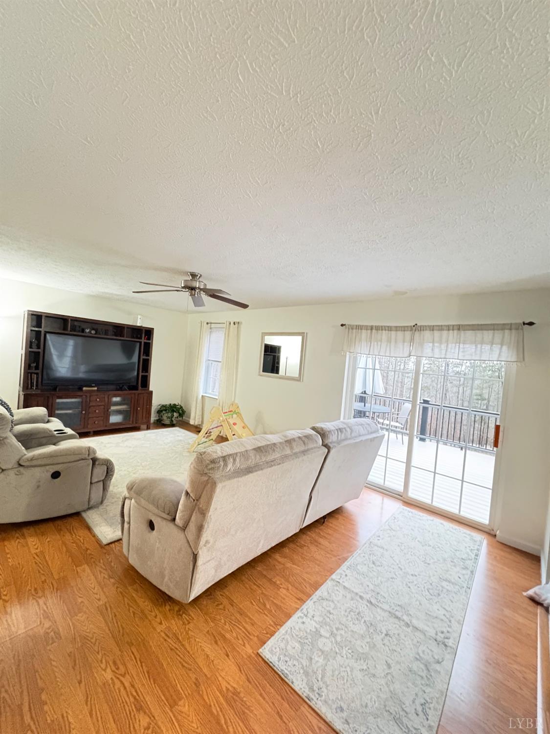 324 Ruth Drive Madison Heights, VA 24572 - Photo 20 of 31 Living room on main level with patio doors to deck.