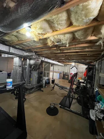 a view of storage and utility room