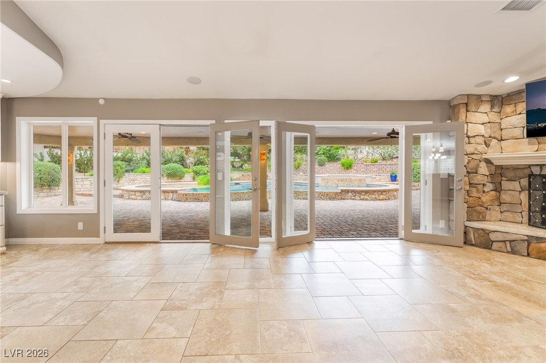 104 Quail Run Road Henderson, NV 89014 - Photo 34 of 94 Beautiful wall of glass French doors to the patio