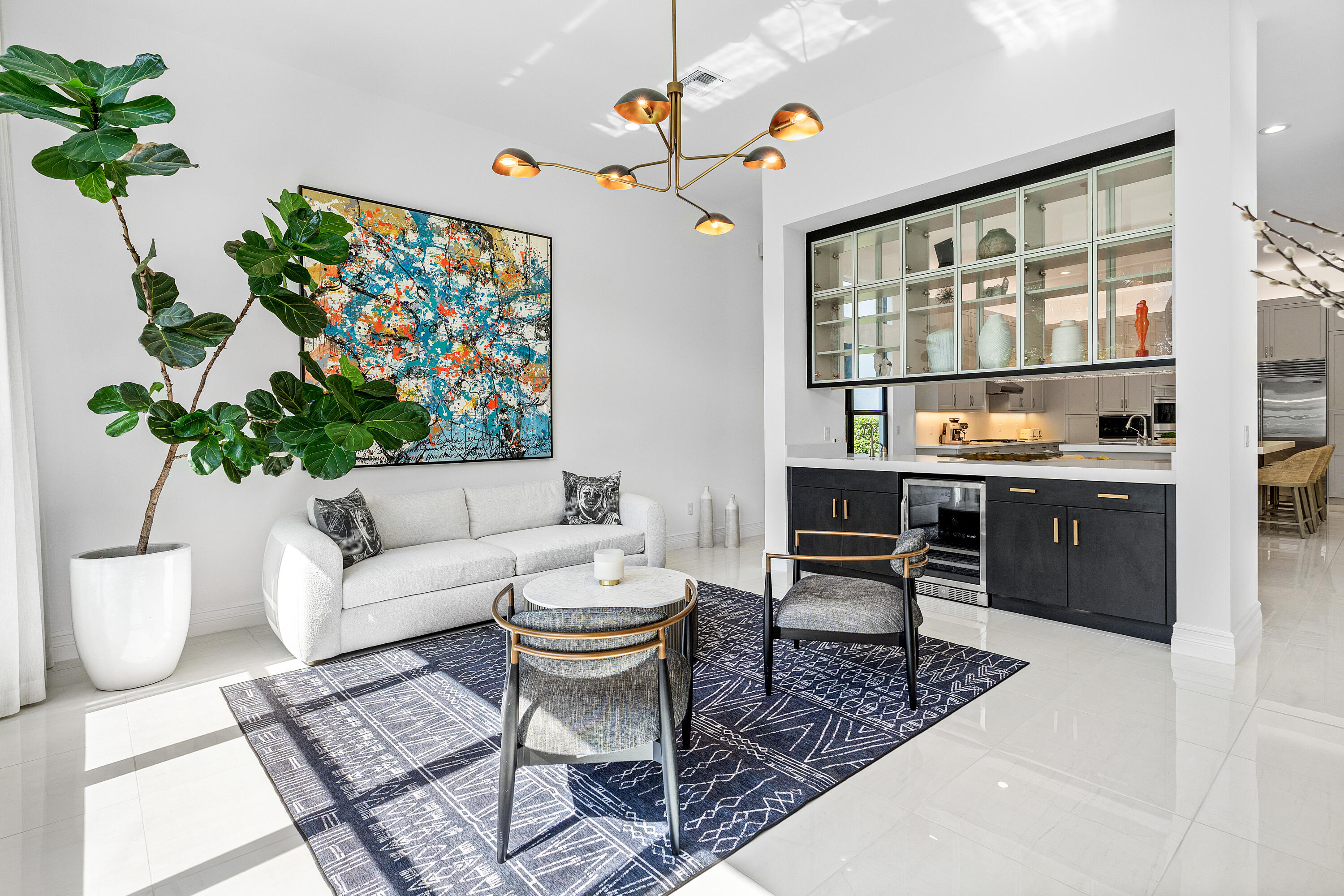 9594 Vescovato Way Boca Raton, FL 33496 - Photo 15 of 67 a living room with furniture and a potted plant