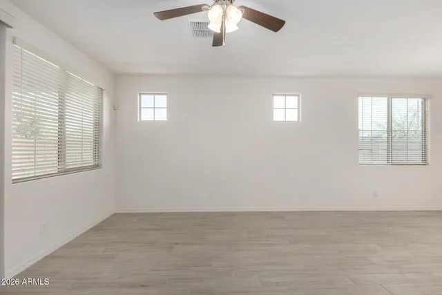 wooden floor in an empty room