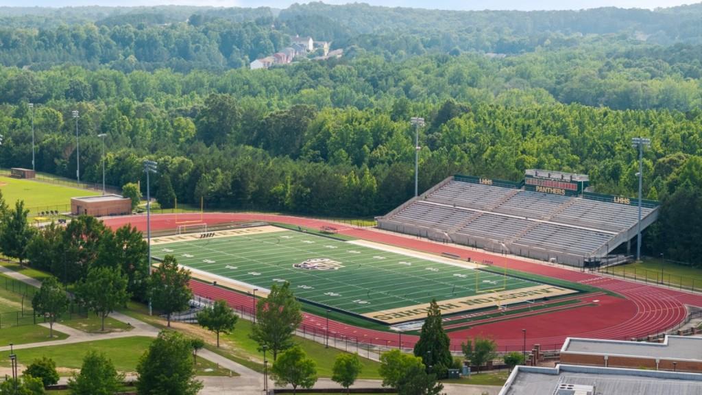 3873 Donetta Drive Atlanta, GA 30349 - Photo 44 of 50 an aerial view of a house