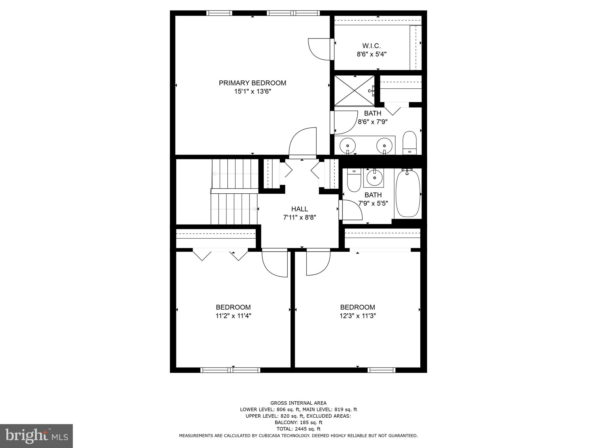 1674 Wainwright Drive Reston, VA 20190 - Photo 29 of 31 floor plan top floor
