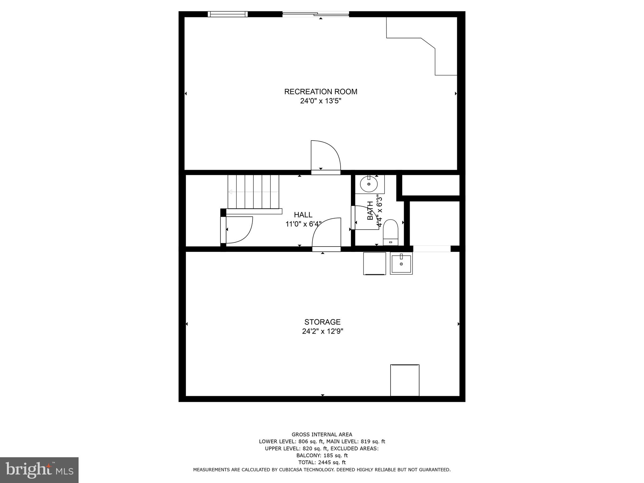 1674 Wainwright Drive Reston, VA 20190 - Photo 31 of 31 floorplan basement level