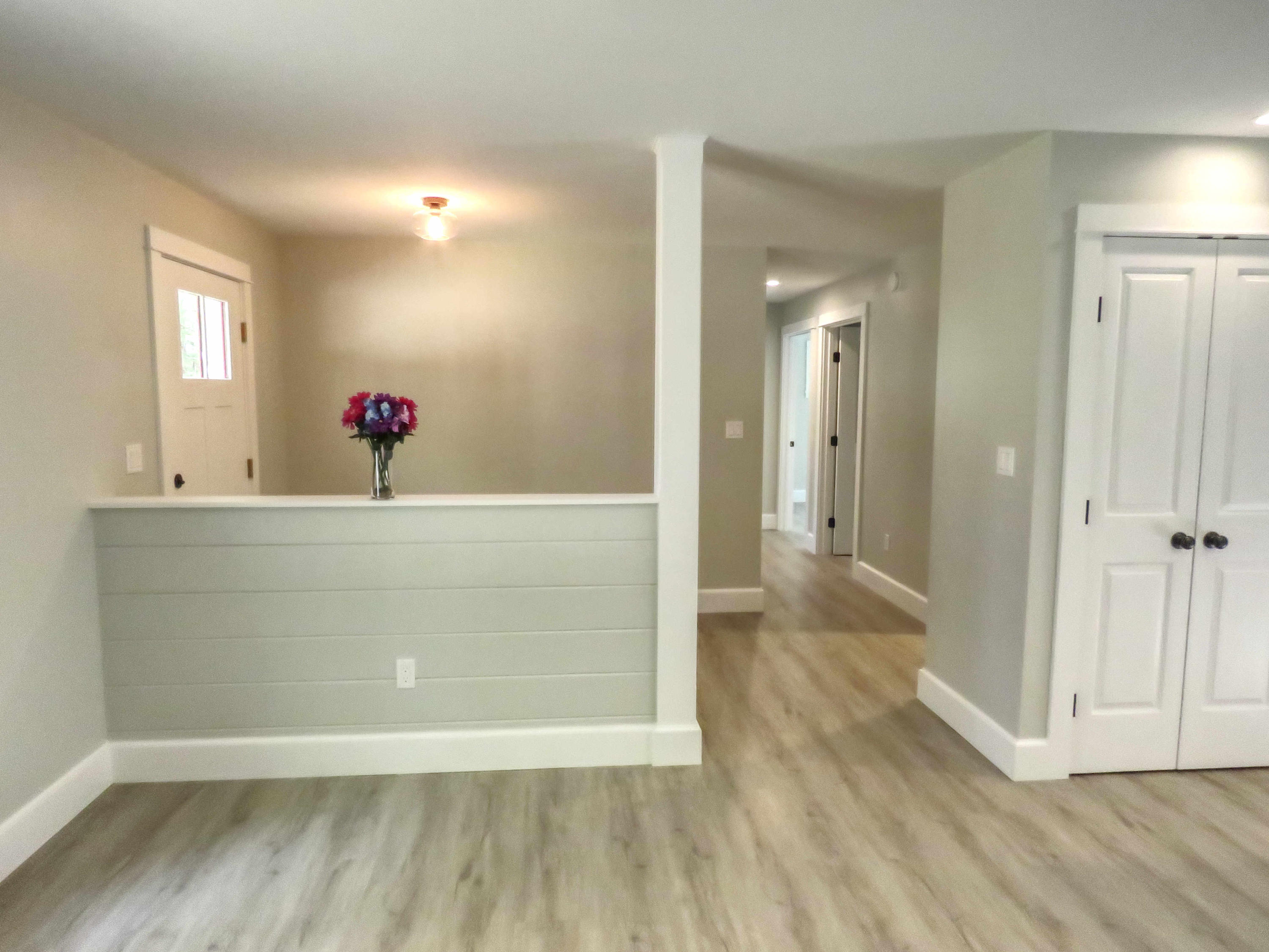 266 Lower Cross Road Nobleboro, ME 04555 - Photo 11 of 28 226 Lower Cross Living Room and Hallway