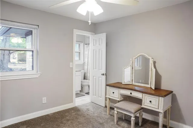 a room with furniture and window