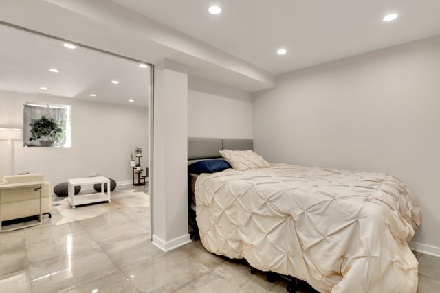 3604 West George Street, Unit G Chicago, IL 60618 - Photo 10 of 19 a bed room with a bed and furniture